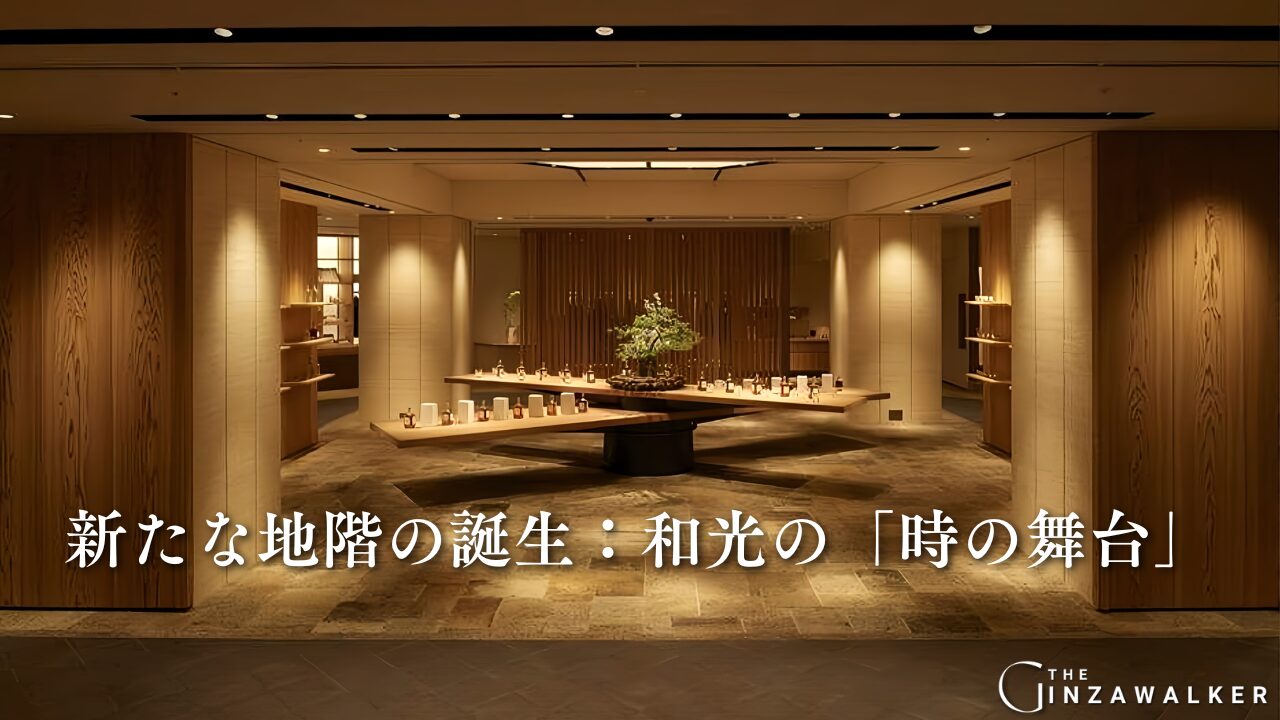 The ground floor of the main store at Wako in Ginza is redesigned by the New Materials Laboratory! Opening of the "Stage of Time".